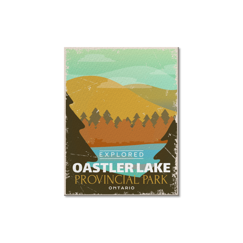Oastler Lake Ontario Provincial Park Postcard, Canada Parks