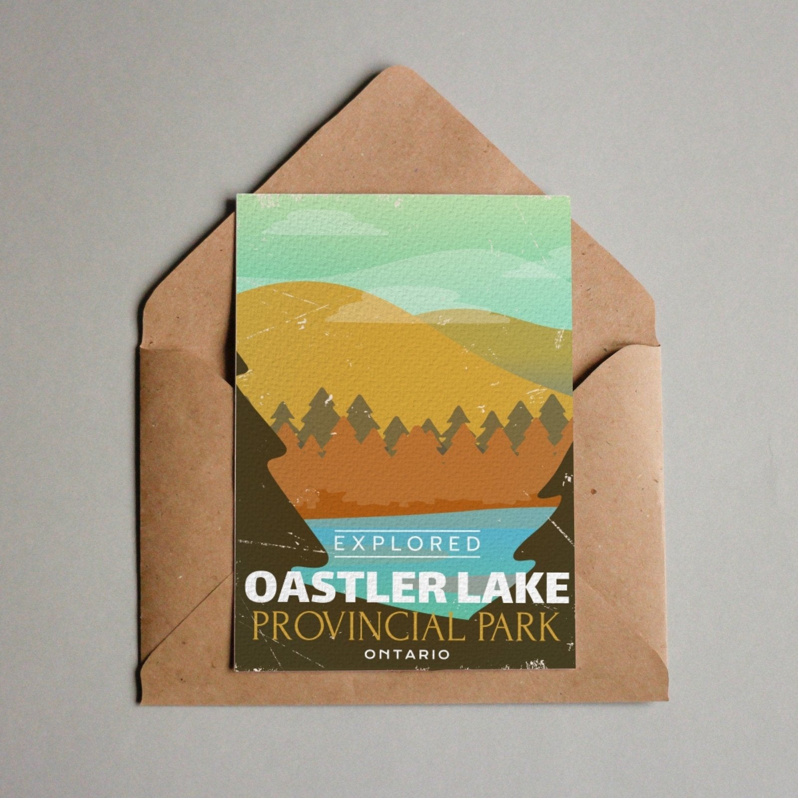 Oastler Lake Ontario Provincial Park Postcard, Canada Parks