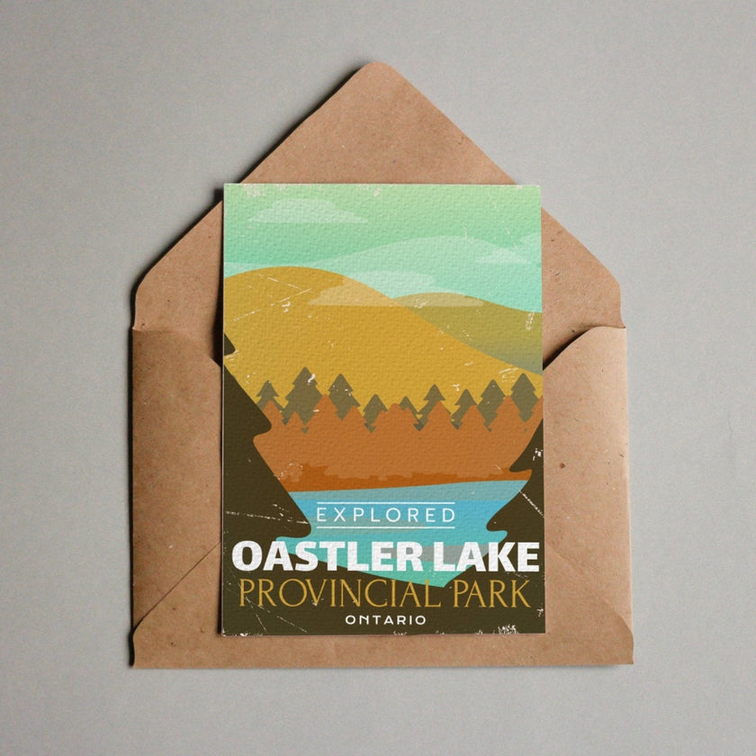 Oastler Lake Ontario Provincial Park Postcard, Canada Parks
