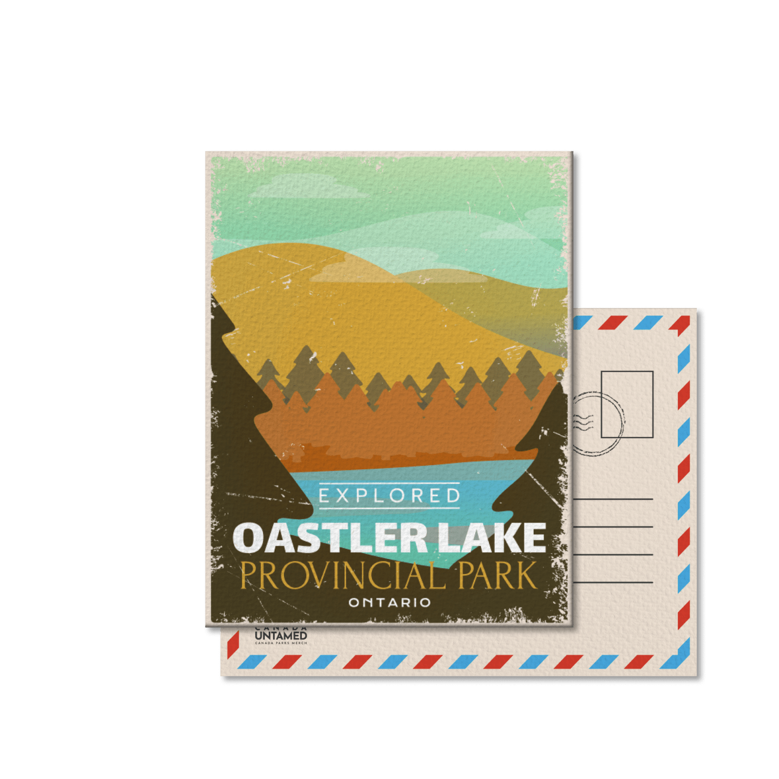 Oastler Lake Ontario Provincial Park Postcard, Canada Parks