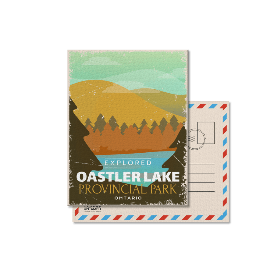 Oastler Lake Ontario Provincial Park Postcard, Canada Parks