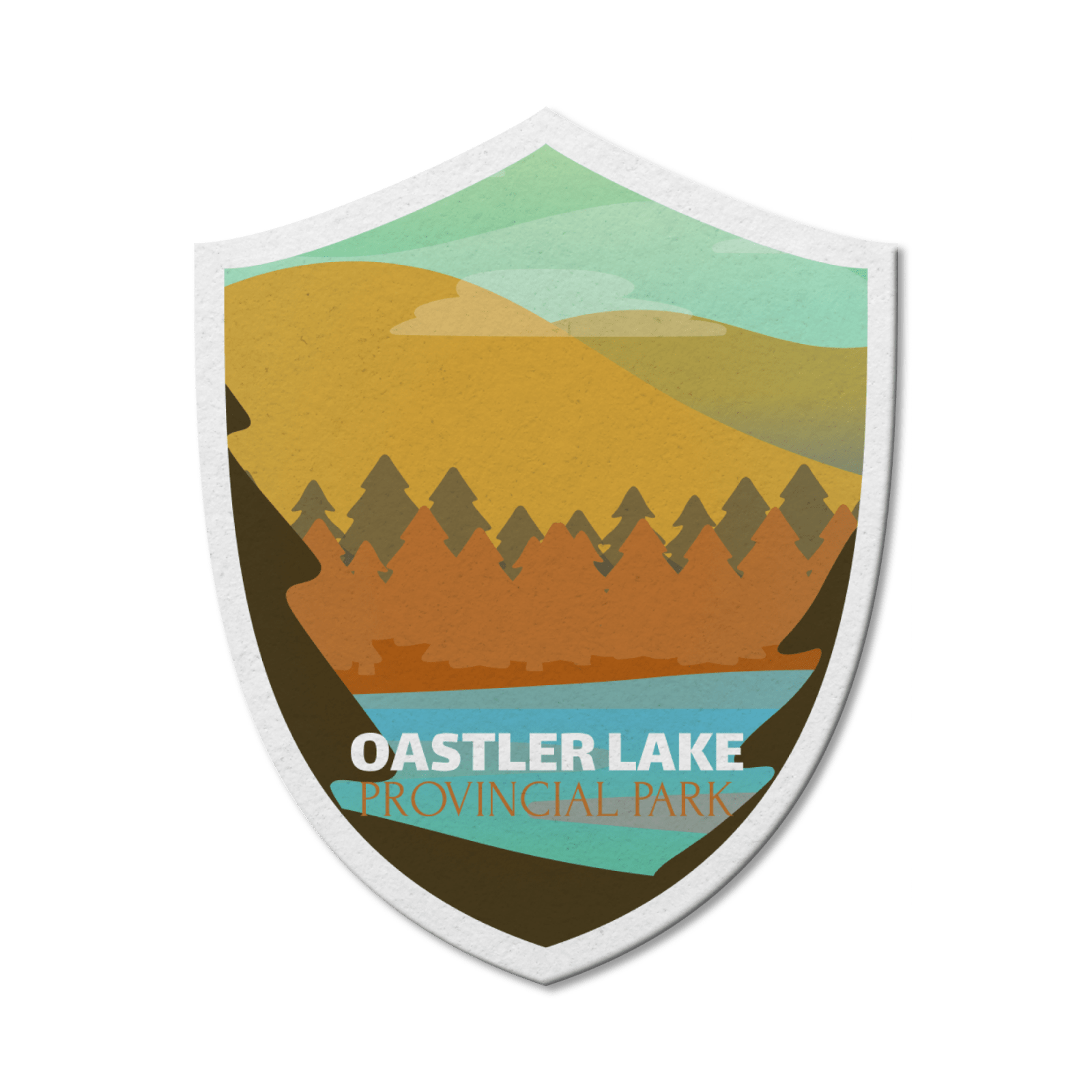 Oastler Lake Ontario Provincial Park Waterproof Vinyl Sticker, Canada Parks