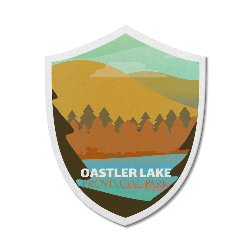 Oastler Lake Ontario Provincial Park Waterproof Vinyl Sticker, Canada Parks