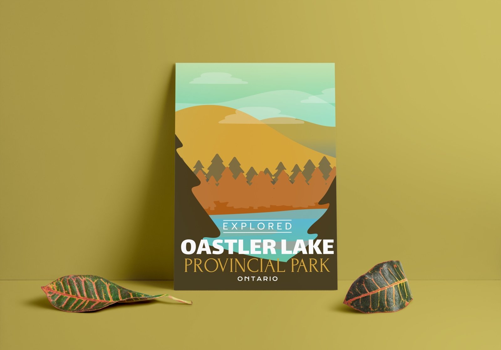 Oastler Lake Provincial Park 'Explored' Poster, Canada Parks