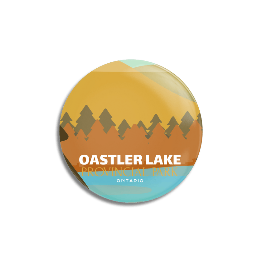 Oastler Lake Provincial Park of Ontario Pinback Button, Canada Parks