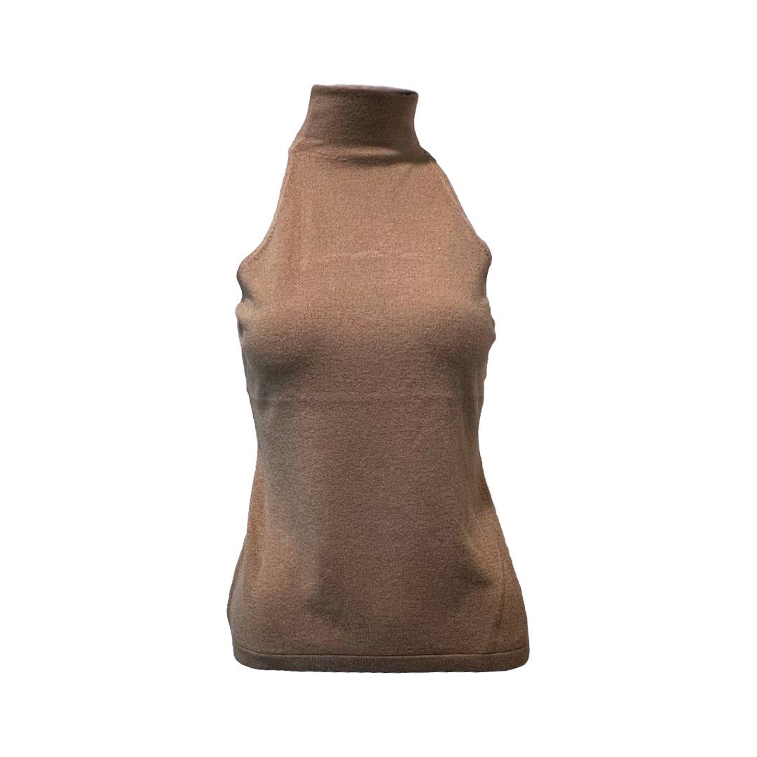 Sleeveless Knit Top - Oat