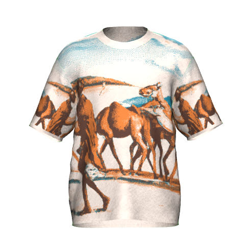 Bamburi Knitted Short Sleeve Shirt