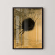 Odilon Redon Smiling Spider Print: Eerie Symbolist Art, Framed Giclee