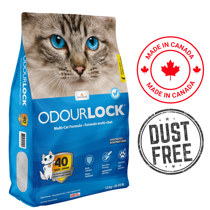 OdourLock - Ultra Premium Unscented Clumping Cat Litter