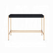 Lunar Elegant Multi-Purpose Desk w/USB Port - Black/Gold