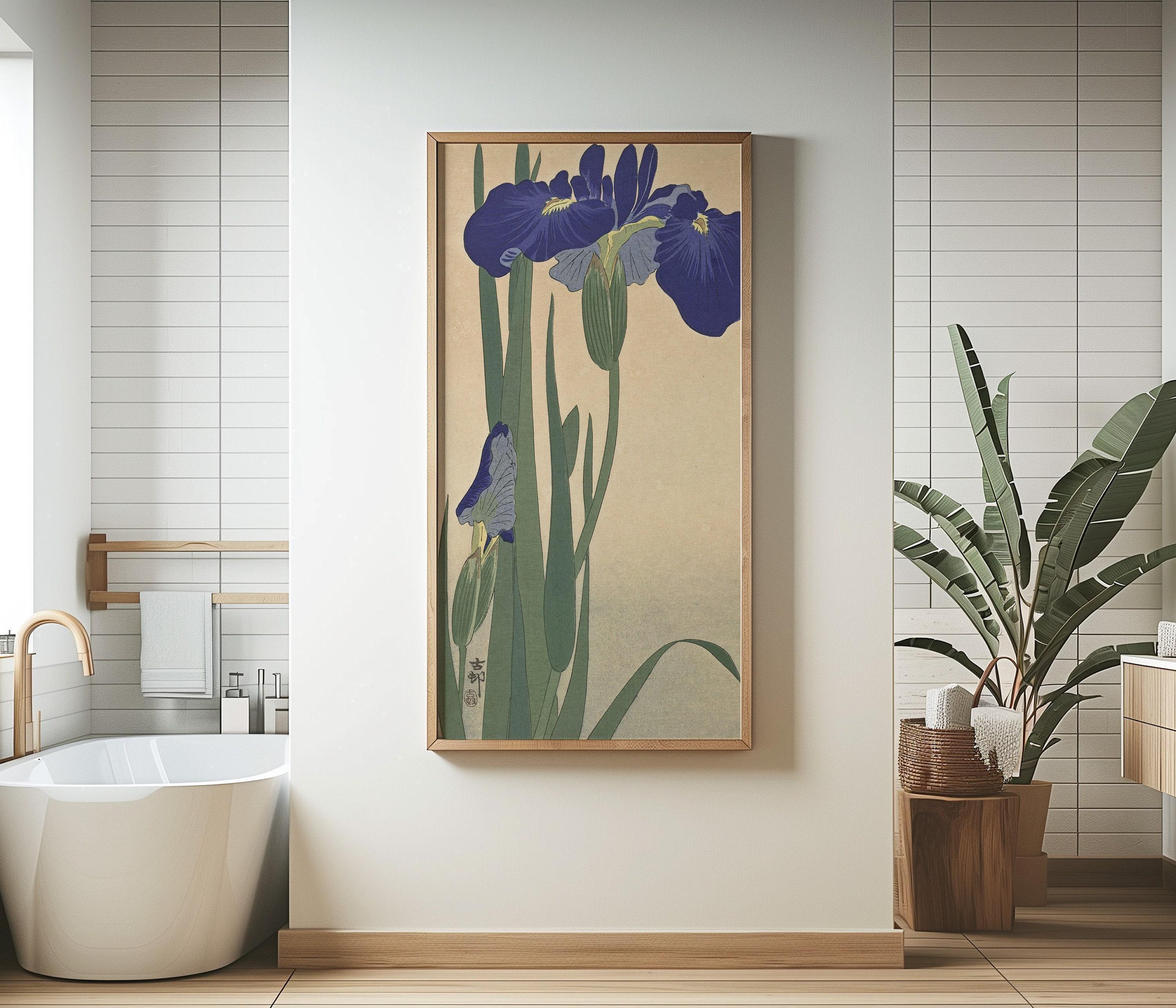 Ohara Koson Irises Giclee Print: Vintage Japanese Art (2x1)