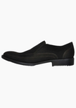 OHM Classic Leather Slip-On Shoes with Cushioned Insole