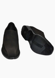 OHM Classic Leather Slip-On Shoes with Cushioned Insole