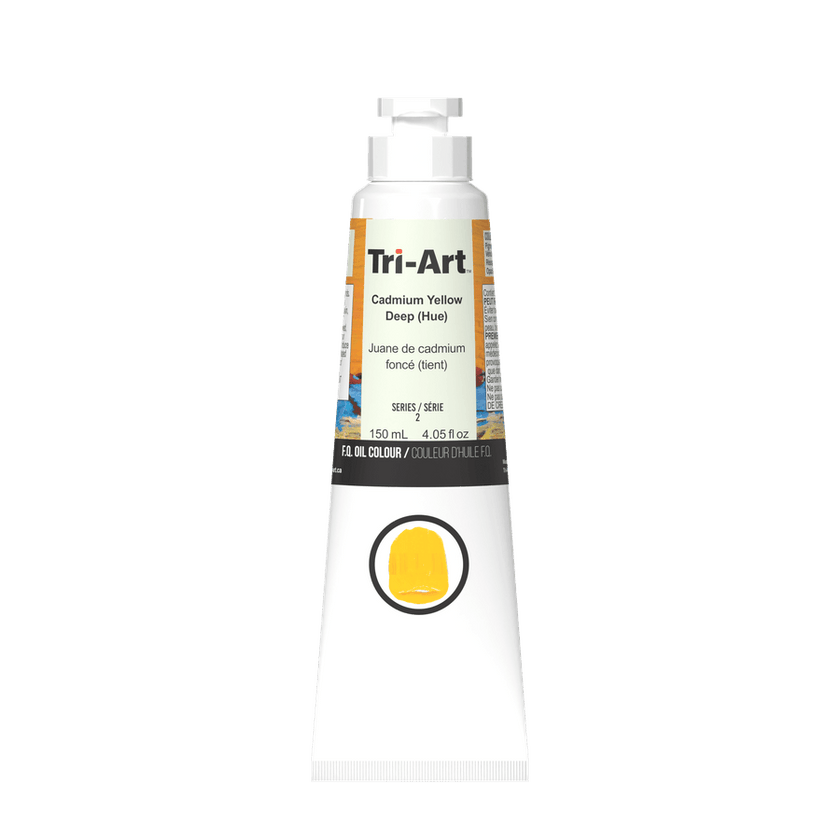 Tri-Art Oil Colours - Cadmium Yellow Deep Hue