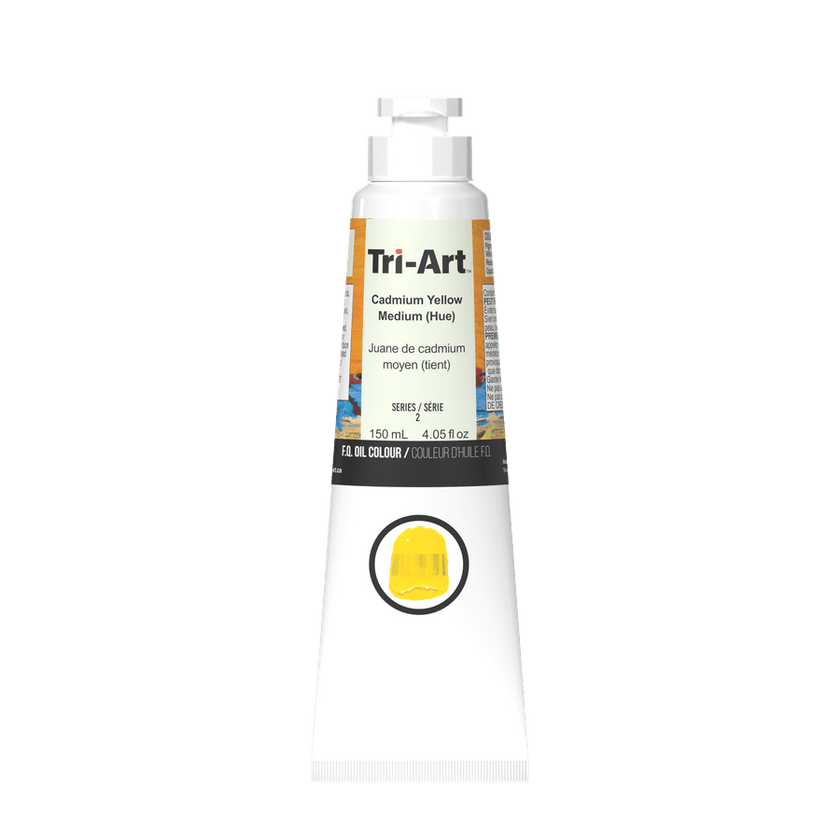 Tri-Art Oil Colours - Cadmium Yellow Medium Hue