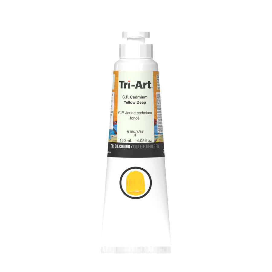 Tri-Art Oil Colours - C.P. Cadmium Yellow Deep
