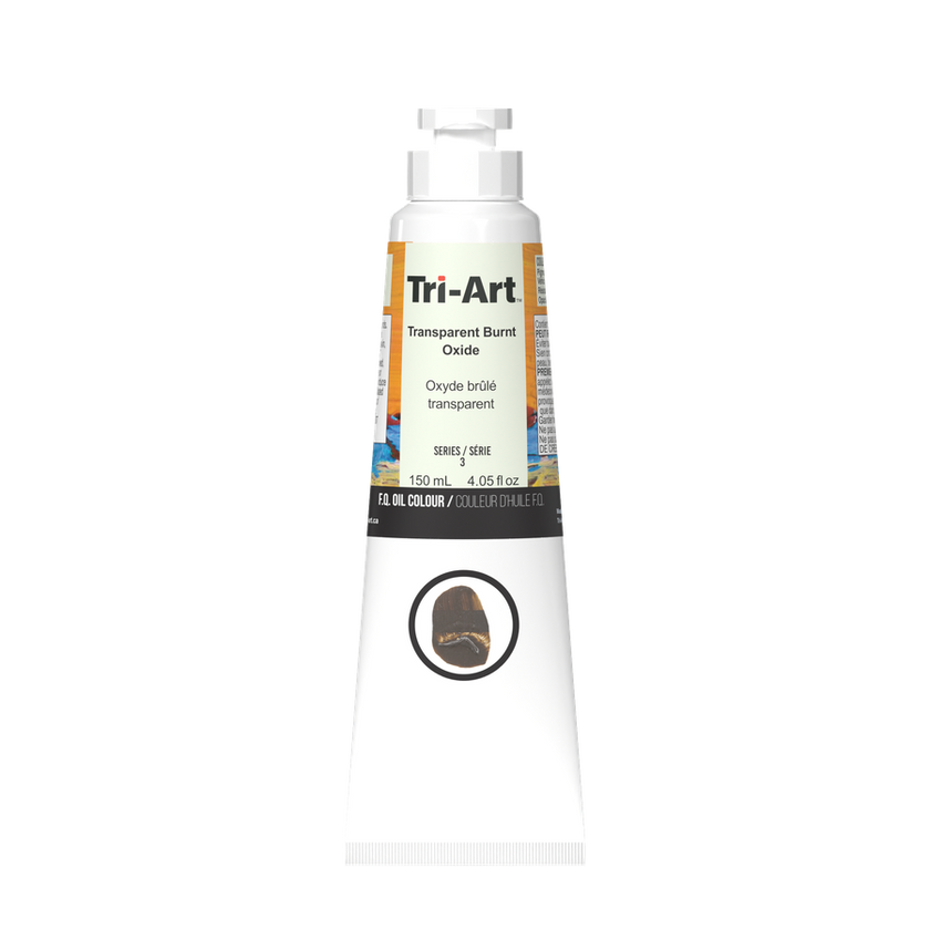 Tri-Art Oil Colours - Transparent Burnt Oxide