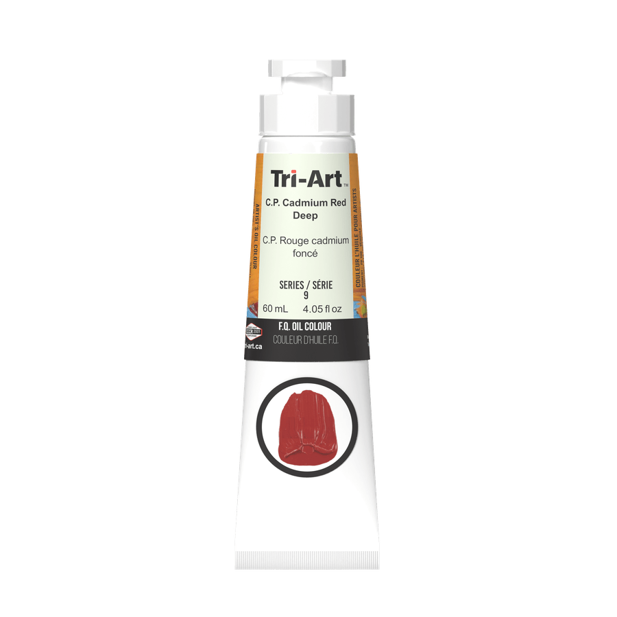 Tri-Art Oil Colours - C.P. Cadmium Red Deep