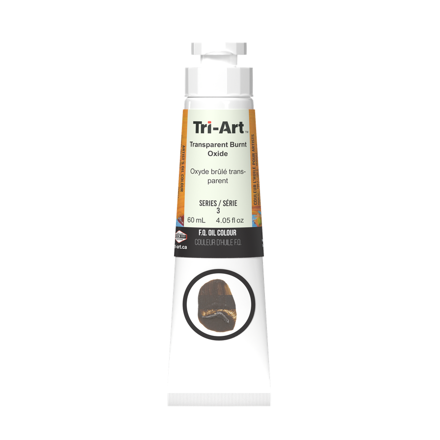 Tri-Art Oil Colours - Transparent Burnt Oxide