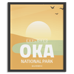 Oka National Park 'Explored' Poster, Canada Parks