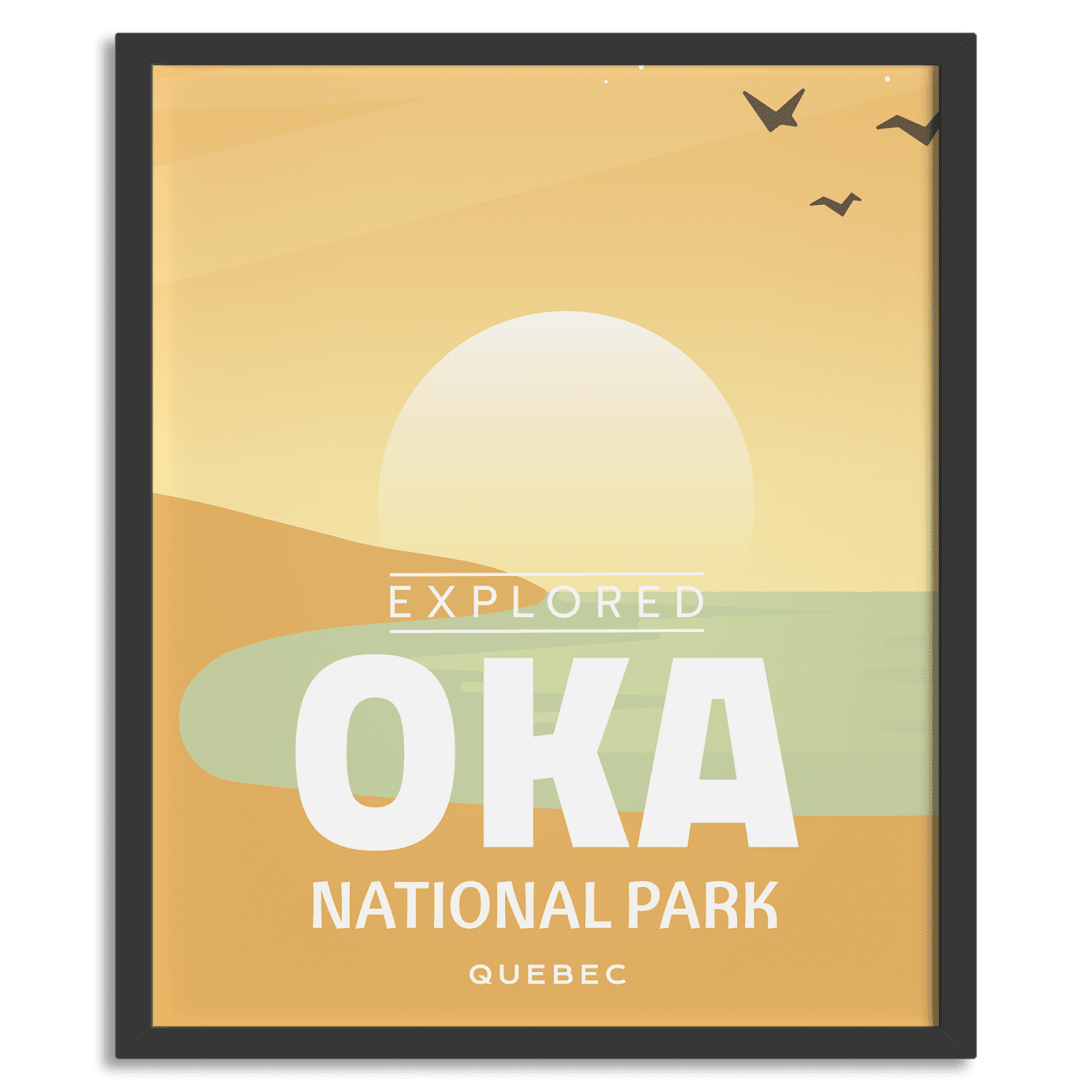 Oka National Park 'Explored' Poster, Canada Parks