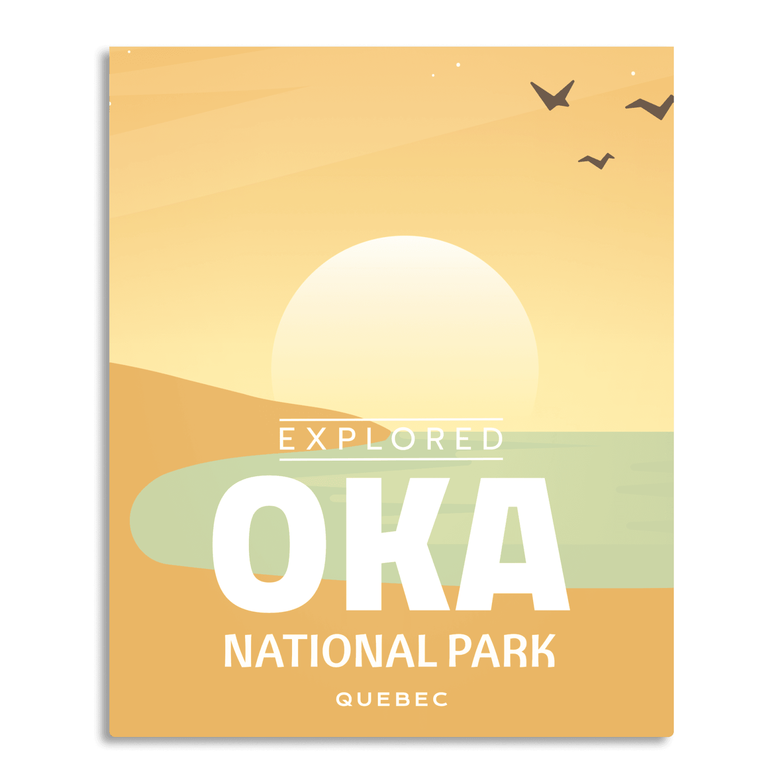 Oka National Park 'Explored' Poster, Canada Parks