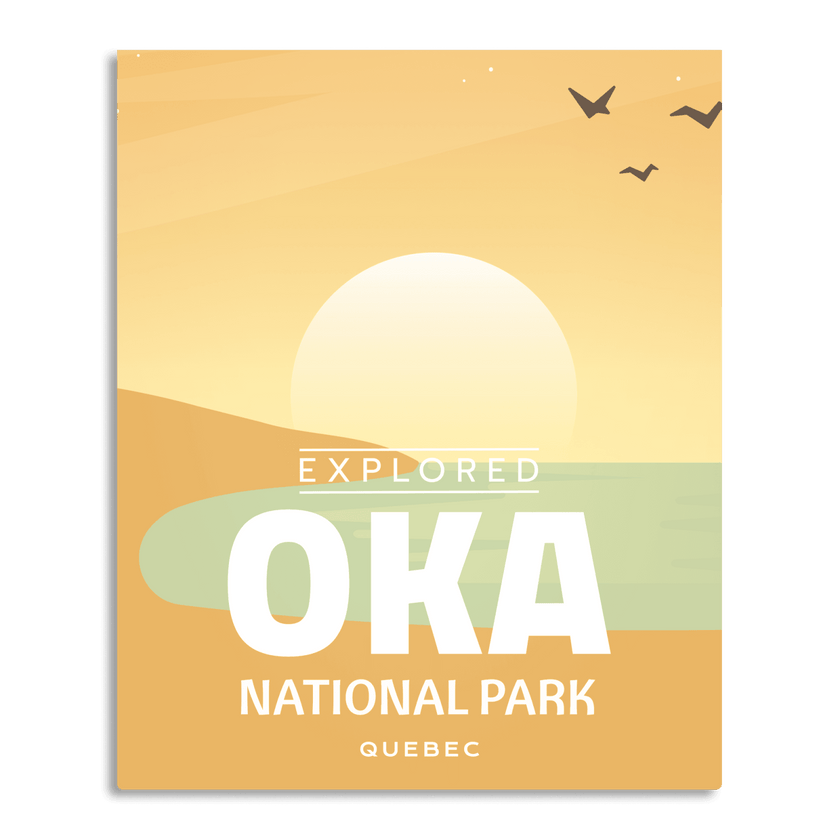 Oka National Park 'Explored' Poster, Canada Parks
