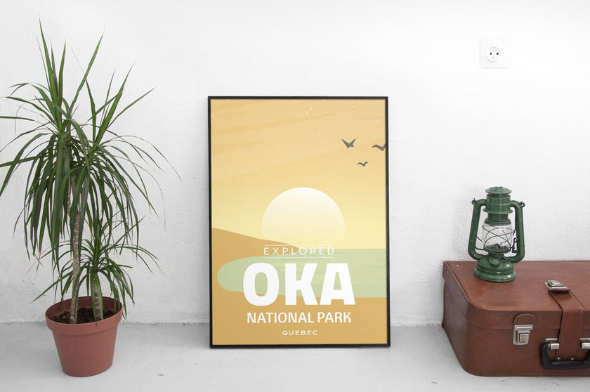 Oka National Park 'Explored' Poster, Canada Parks