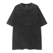Old Washed Short Sleeve Men's Punk