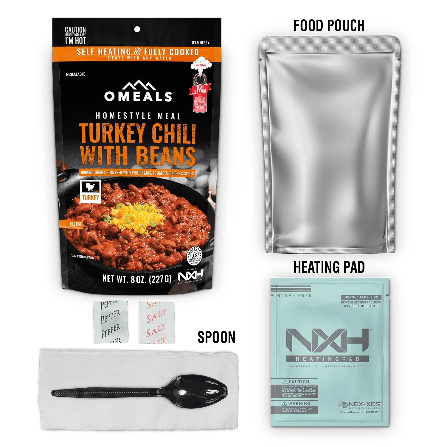 OMEALS Turkey Chili With Beans
