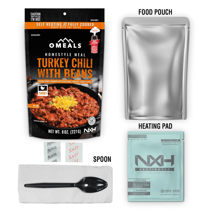 OMEALS Turkey Chili With Beans