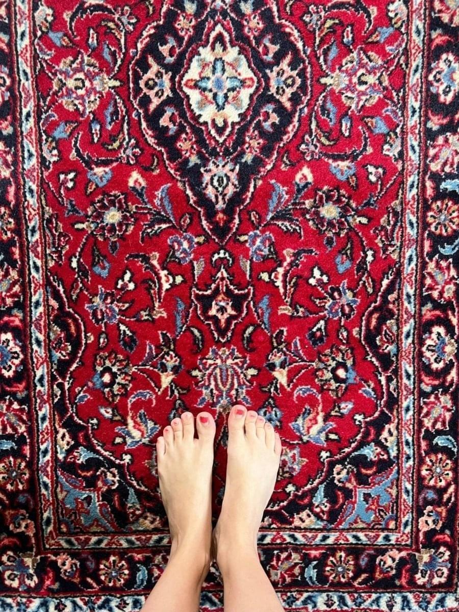 Persian Kashan Runner | 9' 10