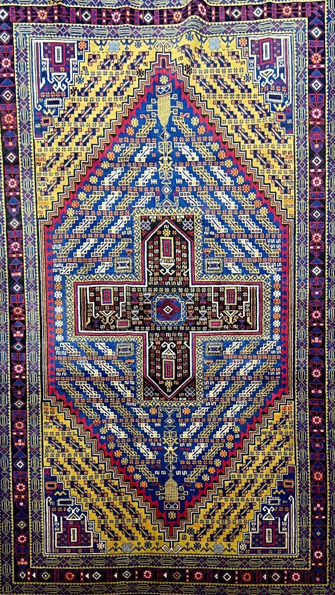 Vintage Afghan Baluch Rug | 6' 6