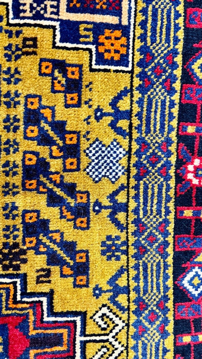 Vintage Afghan Baluch Rug | 6' 6