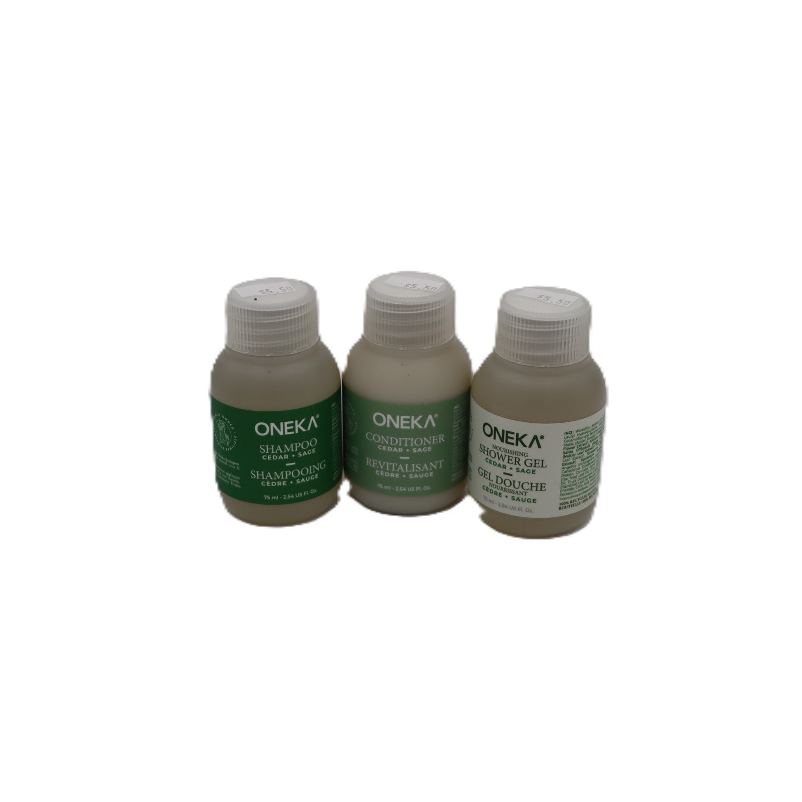 ONEKA Travel Size (75ml) Personal Care Products