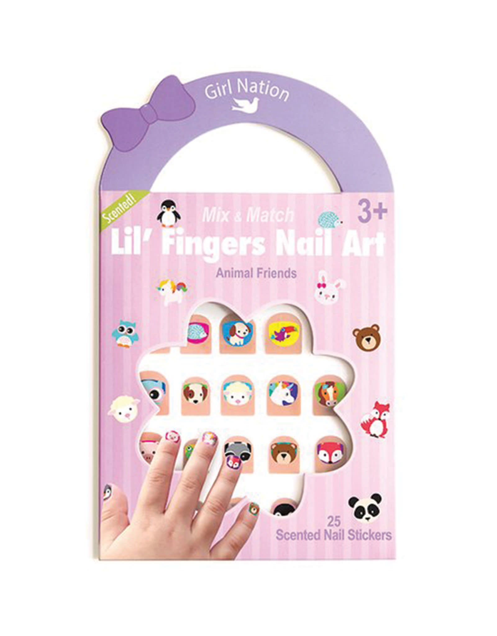 Scented Nail Stickers - Animal Friends - Girl Nation