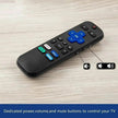 Roku TV Replacement Remote Control – Wireless Smart TV Remote with Streaming Shortcut Buttons