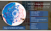 TeckWrap Opal Adhesive Vinyl - Hot Pink | Dazzling Chrome Finish | Ideal for DIY Projects