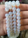 Opalite Glass Round Bead