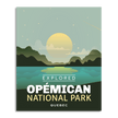 Opemican National Park 'Explored' Poster, Canada Parks