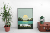 Opemican National Park 'Explored' Poster, Canada Parks