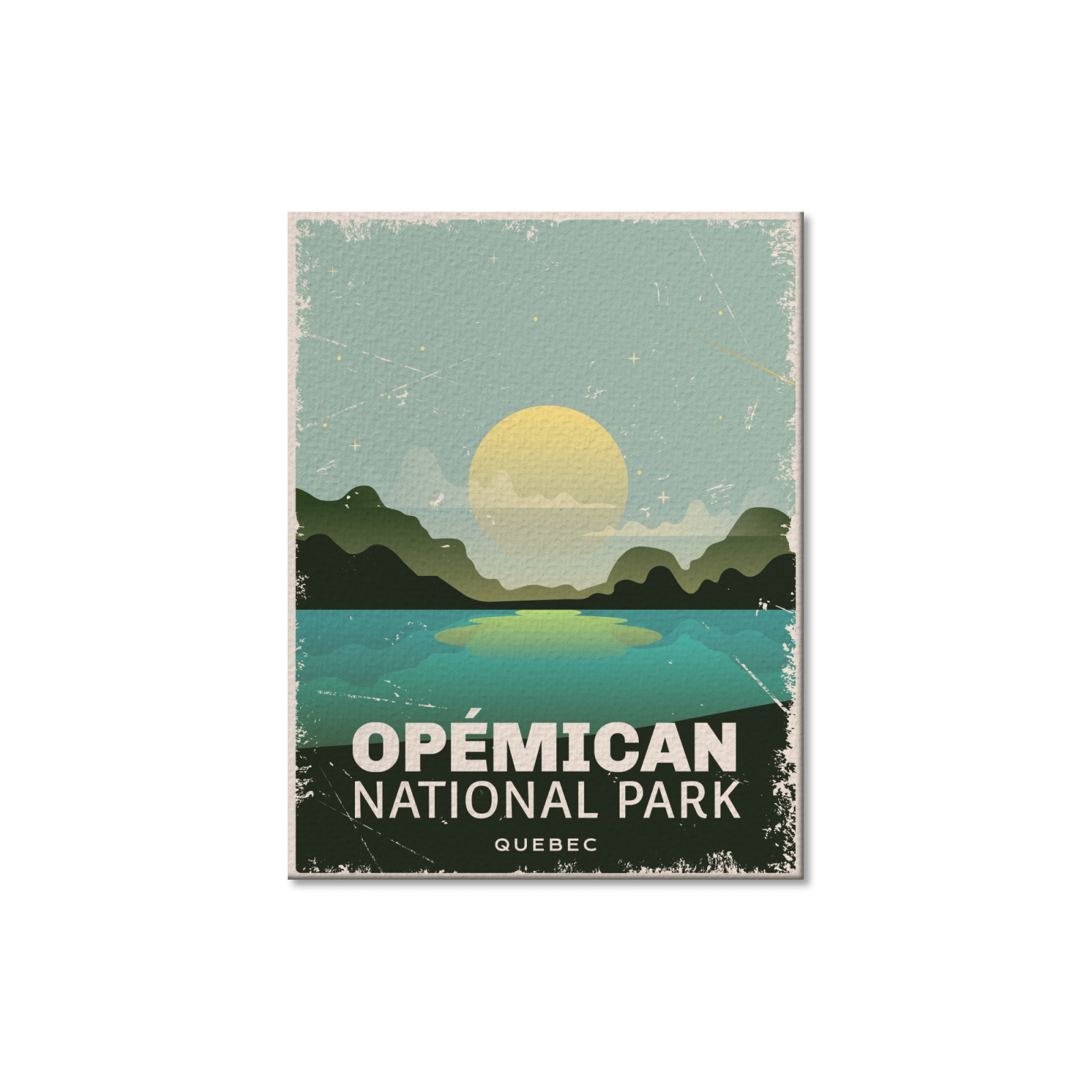 Opemican Quebec National Park Postcard, Canada Parks