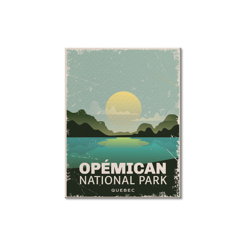 Opemican Quebec National Park Postcard, Canada Parks