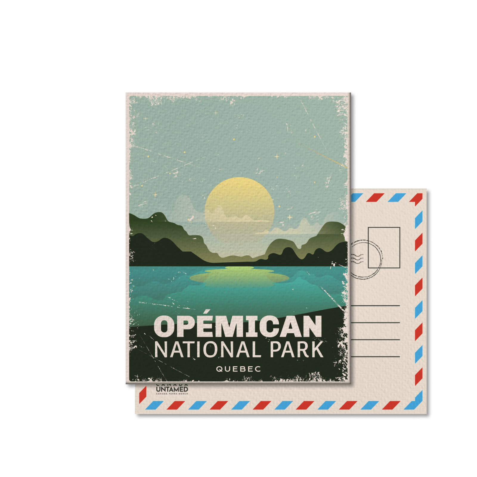 Opemican Quebec National Park Postcard, Canada Parks