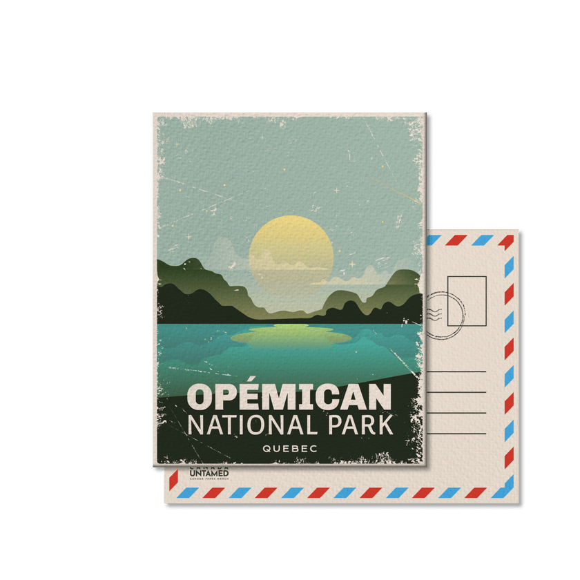 Opemican Quebec National Park Postcard, Canada Parks
