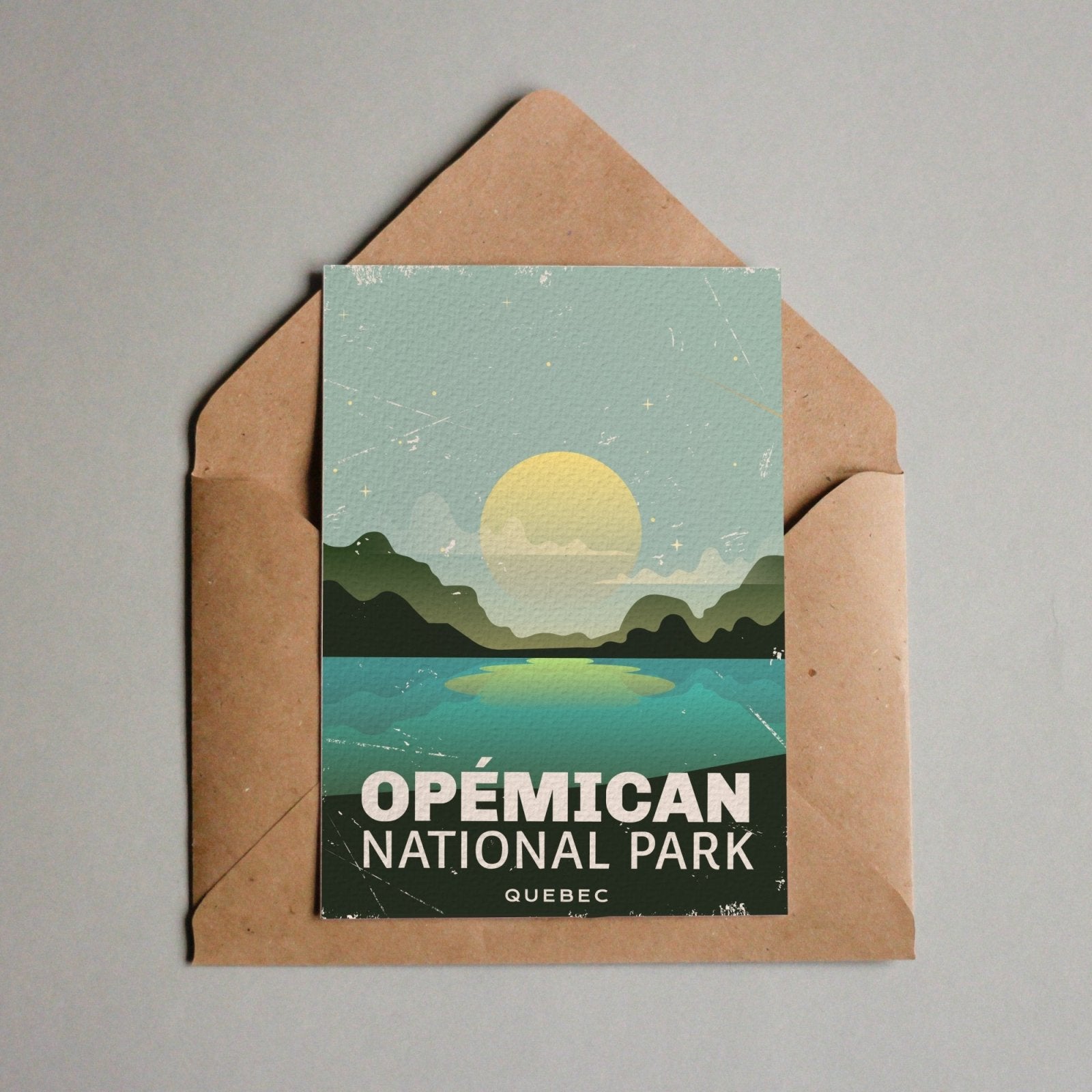 Opemican Quebec National Park Postcard, Canada Parks