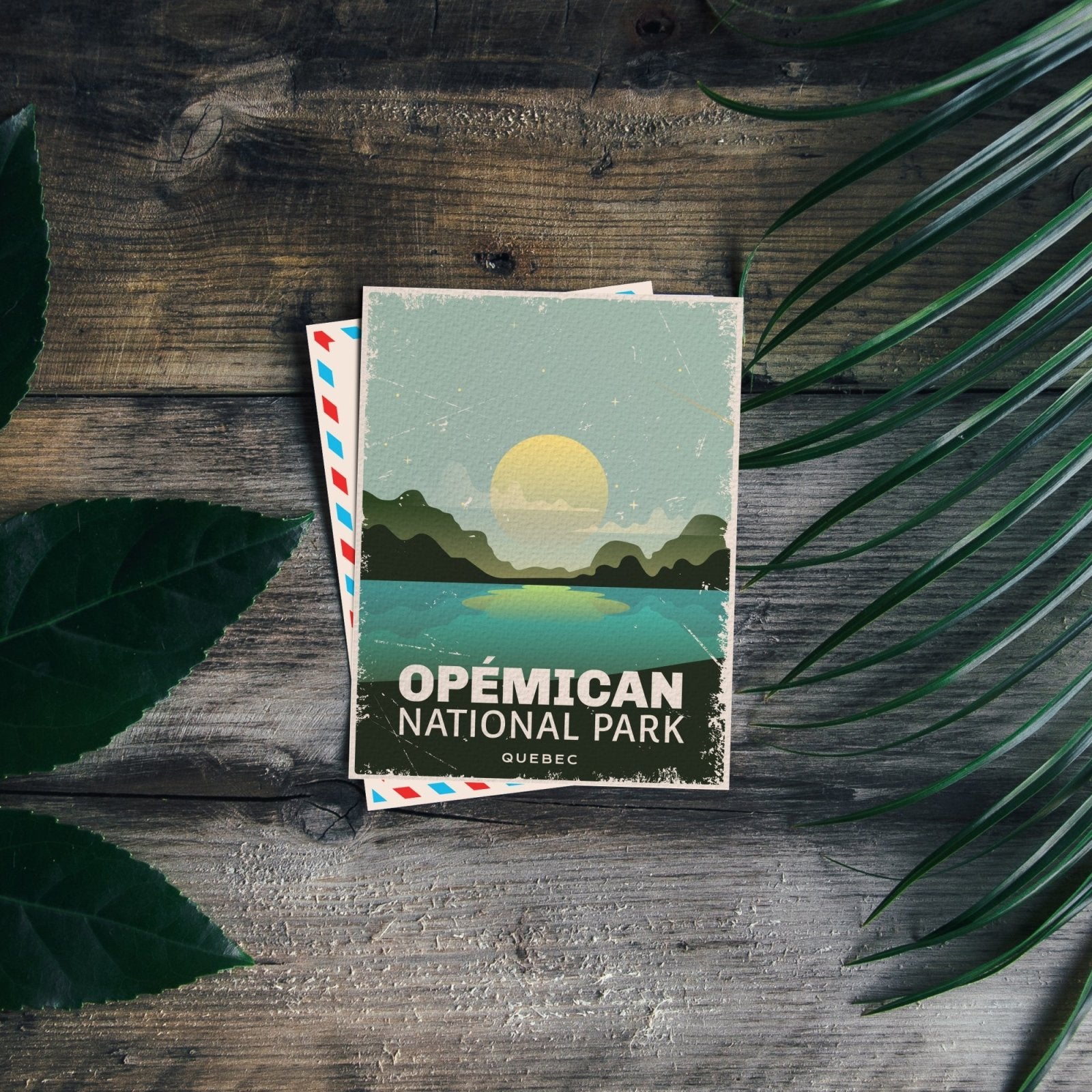 Opemican Quebec National Park Postcard, Canada Parks