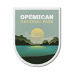 Opemican Quebec National Park Waterproof Vinyl Sticker, Canada Parks