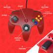 Controller for N64 Red