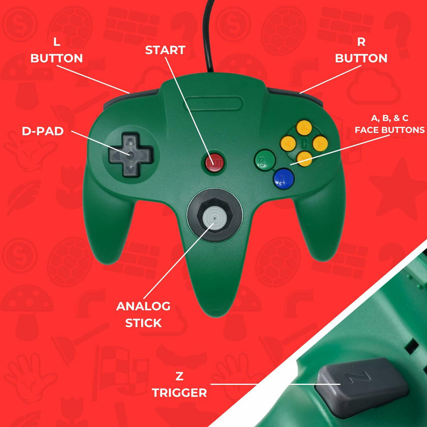 Controller for N64 Green